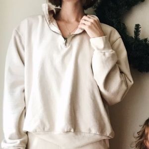 Rudy Jude half zip in natural